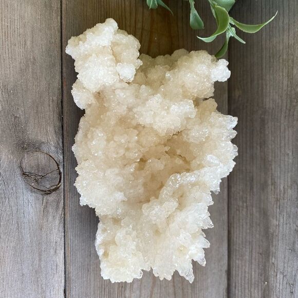 𝅺white Cave Calcite Cluster - Picture 2 of 6